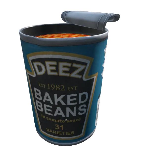 Baked Beans Can Opened