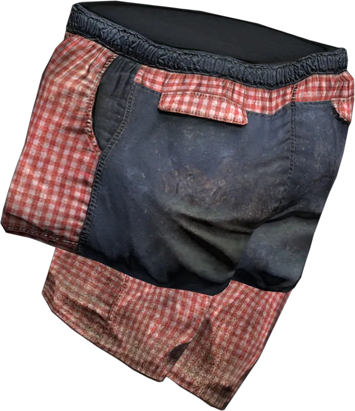 Canvas Pants Red