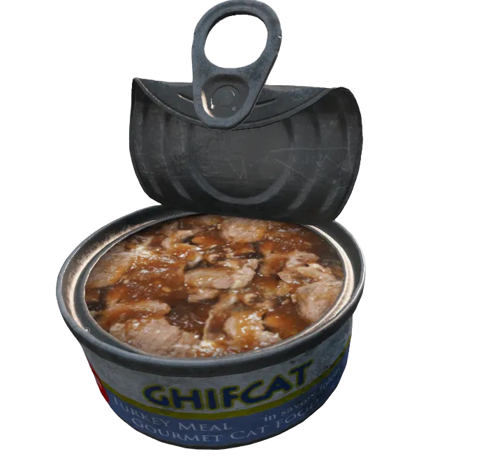 Cat Food Can Opened