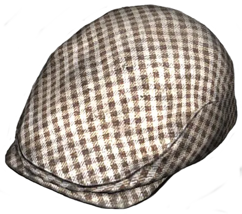Flat Cap Brown Check