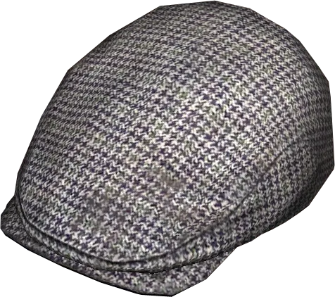 Flat Cap Grey Check