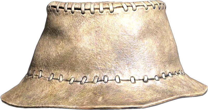 Leather Hat Natural