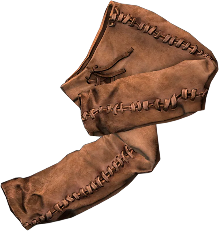 Leather Pants Brown