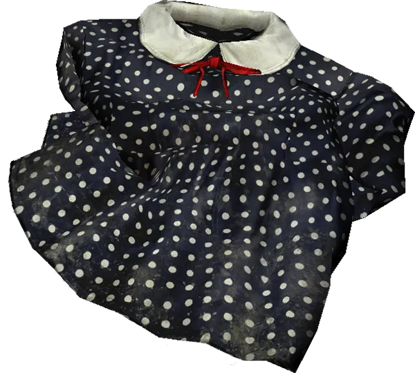 Mini Dress Blue With Dots