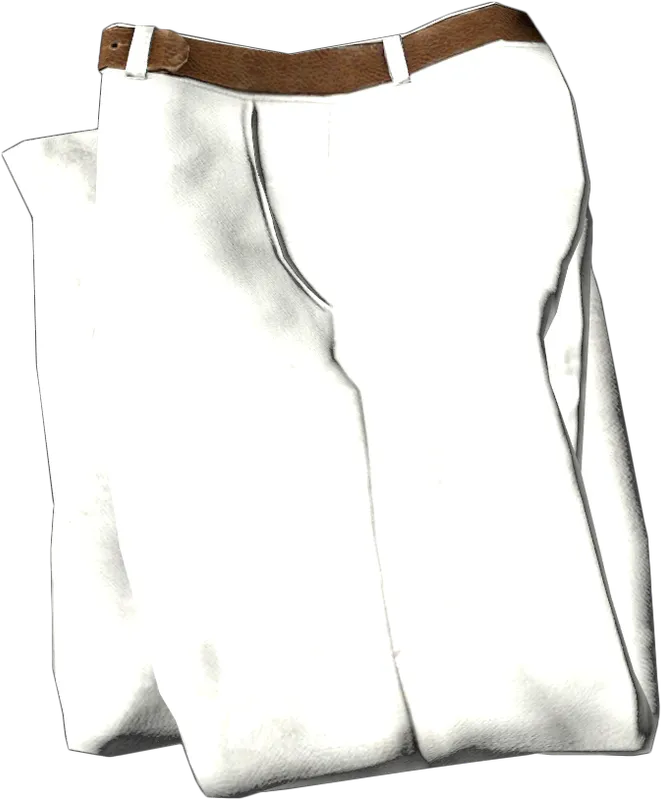 Slacks Pants White