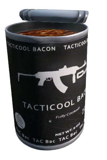 Tactical Bacon Can Opened